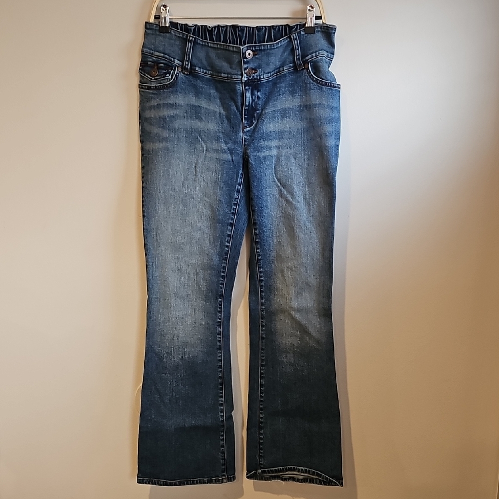 Mimi Maternity Blue Boot Cut Jeans